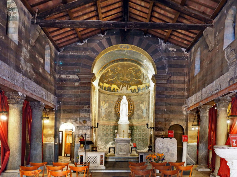 Inizio cantiere formativo rione Trastevere Chiesa di Santa Maria in Cappella