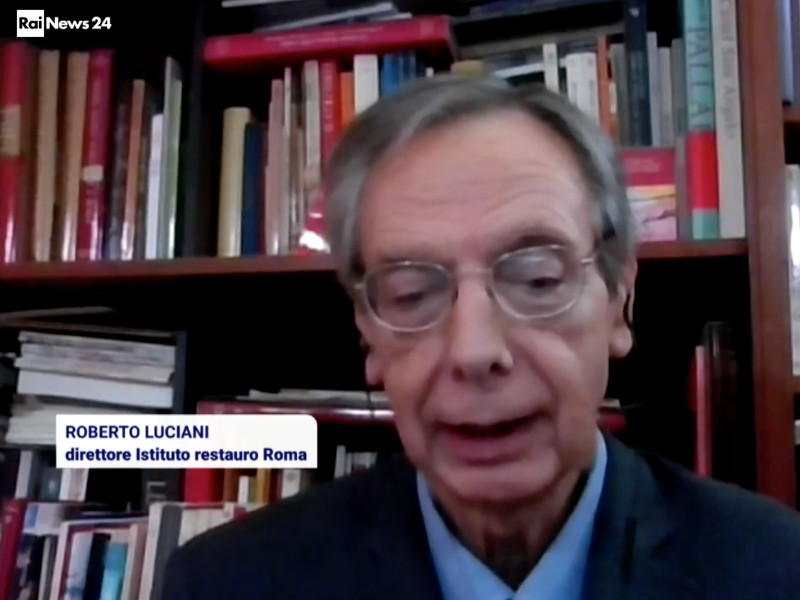 Crollo Torre dei Conti - Intervista RAI News 24 di Roberto Luciani